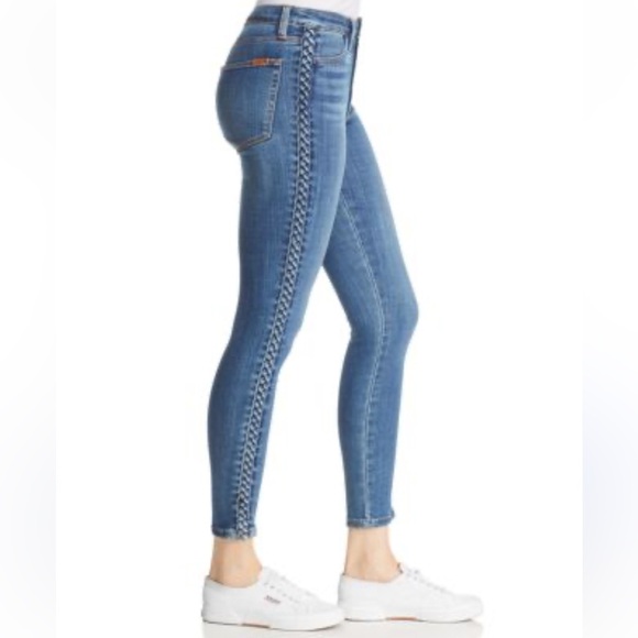 Joes Jean Charlie High Rise Ankle Skinnies with Braided Seams - Picture 15 of 15